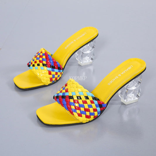 Clear Peep Toe Summer Sandal